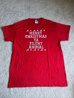 Home Alone Merry Christmas Ya Filthy Animal T-Shirt - M